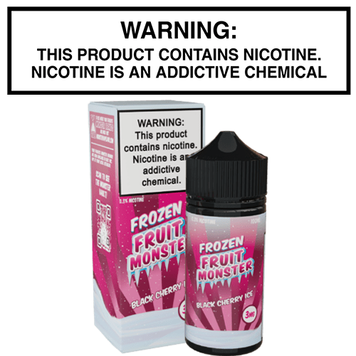 Frozen Fruit Monster Black Cherry Ice 100mL Bottle by Monster Vape Labs - Image 2