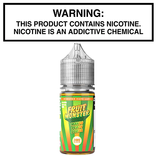 Fruit Monster Salt Mango Peach Guava 30mL Bottle by Monster Vape Labs - Image 2