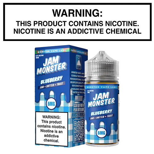 Jam Monster Blueberry 100mL Bottle by Monster Vape Labs - Image 2