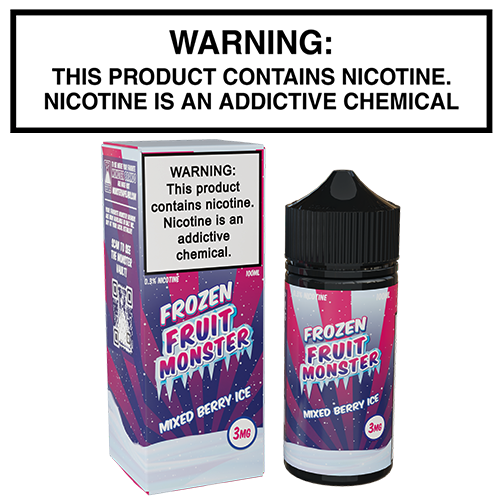 Frozen Fruit Monster Mixed Berry Ice 100mL Bottle by Monster Vape Labs - Image 2