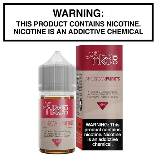 American Patriots Salt by Nkd 100 Salts 30mL Bottle - Image 2