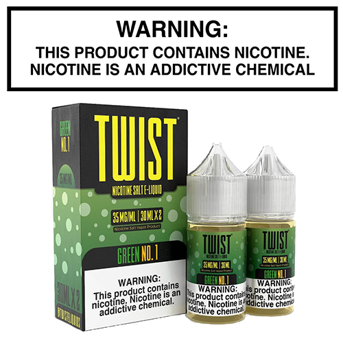 Green No.1 (formerly Honeydew Melon Chew) Salt 60mL (2 × 30mL Bottles) by Twist E-Liquids - Image 2