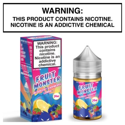 Fruit Monster Salts Blueberry Raspberry Lemon by Monster Vape Labs 30ml Bottle