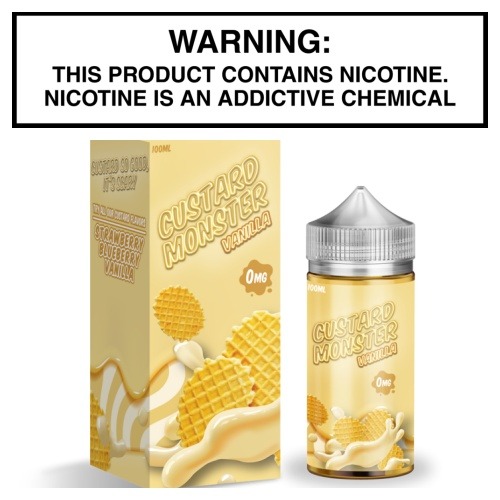 Custard Monster Vanilla by Monster Vape Labs 100ml Bottle - Image 2