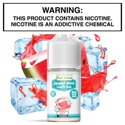 Jewel Mint Lush Ice Salt by Pod Juice 30ml Bottle