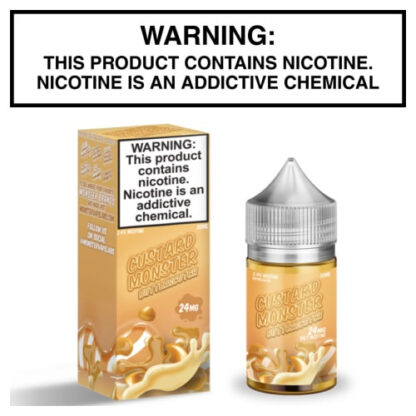 Custard Monster Salts Butterscotch by Monster Labs 30ml Bottle