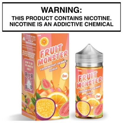 Fruit Monster Passion fruit Orange Guava by Monster Vape Labs 100ml Bottle