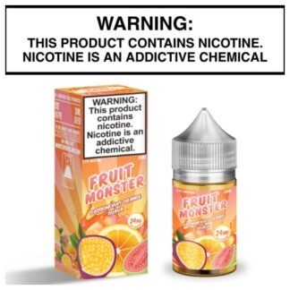 Fruit Monster Salts Passion Fruit Orange Guava by Monster Vape Labs 30ml Bottle