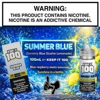 Summer Blue (formerly Blue Slushie Lemonade) 100mL Bottle by Keep it 100