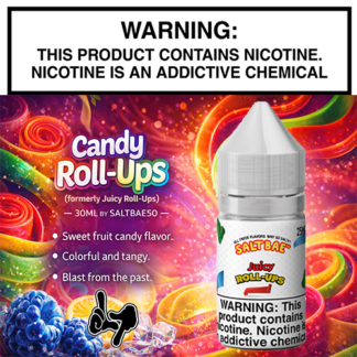 Candy Roll-Ups (formerly Juicy Roll-Ups) Salt 30mL Bottle by SaltBae50