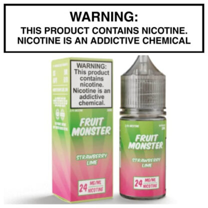 Fruit Monster Salts Strawberry Lime by Monster Vape Labs 30ml Bottle