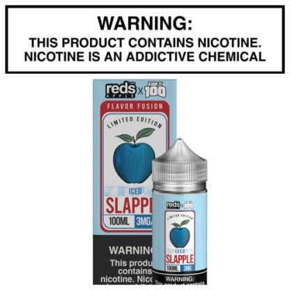 Iced Slapple by Reds Apple x Keep it 100 100ml Bottle