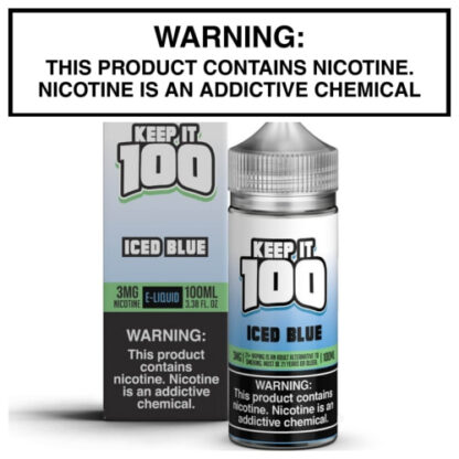 Iced Blue (formerly Blue Slushie Iced) by Keep It 100 100ml Bottle