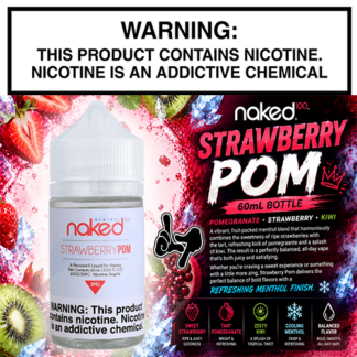 Strawberry Pom (Formerly Brain Freeze) 60mL Bottle by Naked 100