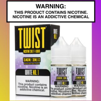 White No. 1 by Twist Salts 2 x 30mL Bottles