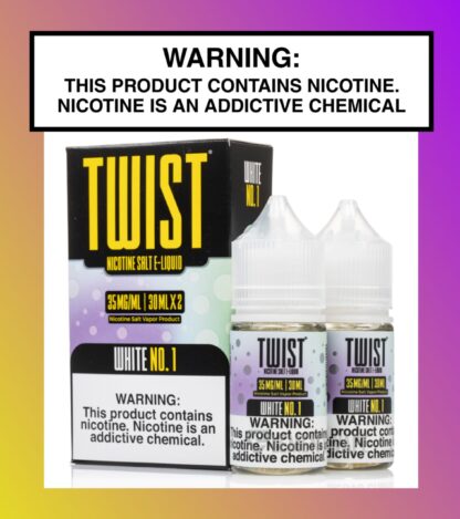 White No. 1 by Twist Salts 2 x 30mL Bottles