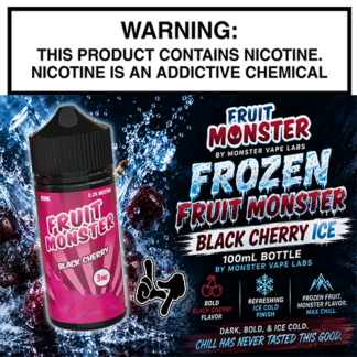 Frozen Fruit Monster Black Cherry Ice 100mL Bottle by Monster Vape Labs