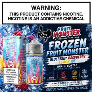 Frozen Fruit Monster Blueberry Raspberry Lemon Ice 100mL Bottle by Monster Vape Labs