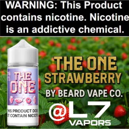The One Strawberry by Beard Vape Co. 100ml Bottle