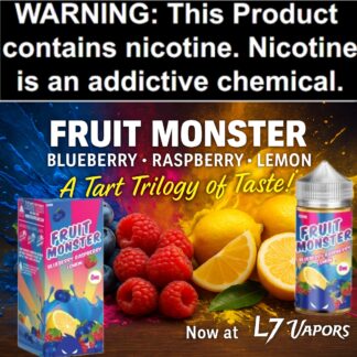 Fruit Monster Blueberry Raspberry Lemon by Monster Vape Labs 100ml Bottle