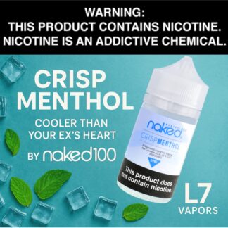 Crisp Menthol by Naked 100 60ml Bottle