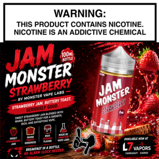 Jam Monster Strawberry by Monster Vape Labs 100mL Bottle