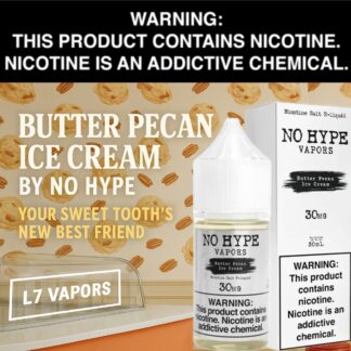 Butter Pecan Ice Cream by No Hype 30mL Bottle
