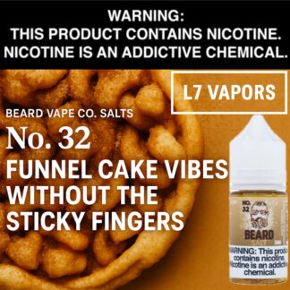 No.32 (Funnel Cake) by Beard Vape Co. Salts 30ml Bottle