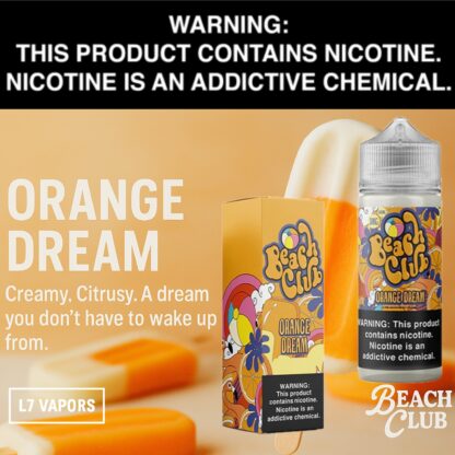 Orange Dream by Beach Club 100mL Bottle Display
