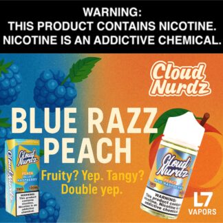 Peach Blue Raspberry by Cloud Nurdz 100mL Bottle