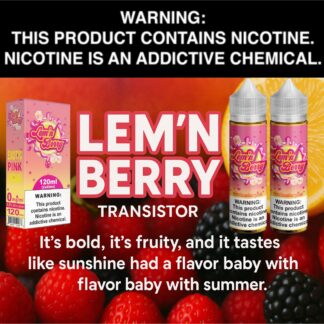 Lem'n Berry by Transistor 2 X 60mL Bottles Display