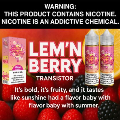 Lem'n Berry by Transistor 2 X 60mL Bottles Display