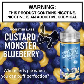 Custard Monster Blueberry by Monster Labs 100ml Bottle