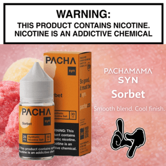 Sorbet SYN Salt 30mL Bottle By Pachamama