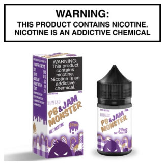 PB & Jam Monster Salts Grape by Monster Vape Labs 30ml Bottle Limited Edition