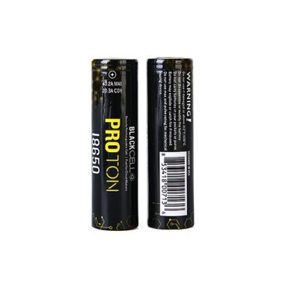 BLACKCELL Proton 18650 3018mAh Battery 2 Pack
