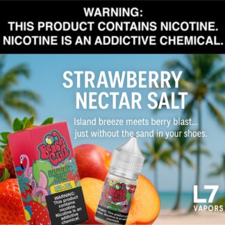 Strawberry Nectar Salt Nic by Beach Club 30mL Bottle