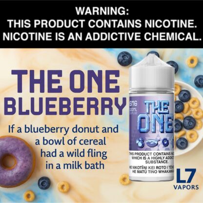 The One Blueberry by Beard Vape Co. 100ml Bottle