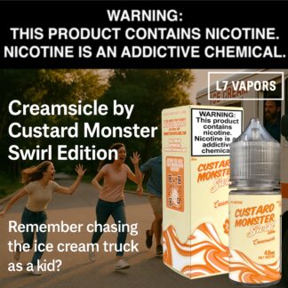 Custard Monster Swirl Edition Creamsicle Salt 30ml Bottle