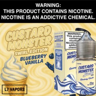 Custard Monster Swirl Edition Blueberry Vanilla by Monster Vapes Lab 30ml Bottle