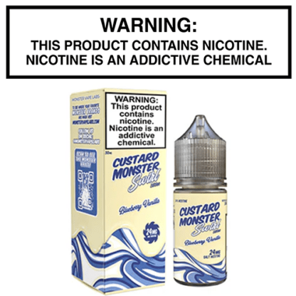 Custard Monster Swirl Edition Blueberry Vanilla by Monster Vapes Lab 30ml Bottle
