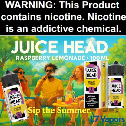 Raspberry Lemonade by Juice Head 100ml Bottle