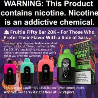 Fruitia Fifty Bar 20K Puffs