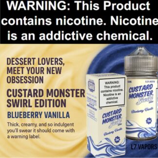 Custard Monster Swirl Edition Blueberry Vanilla 100ml by Monster Labs