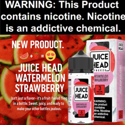 Juice Head Watermelon Strawberry 100ml Bottle