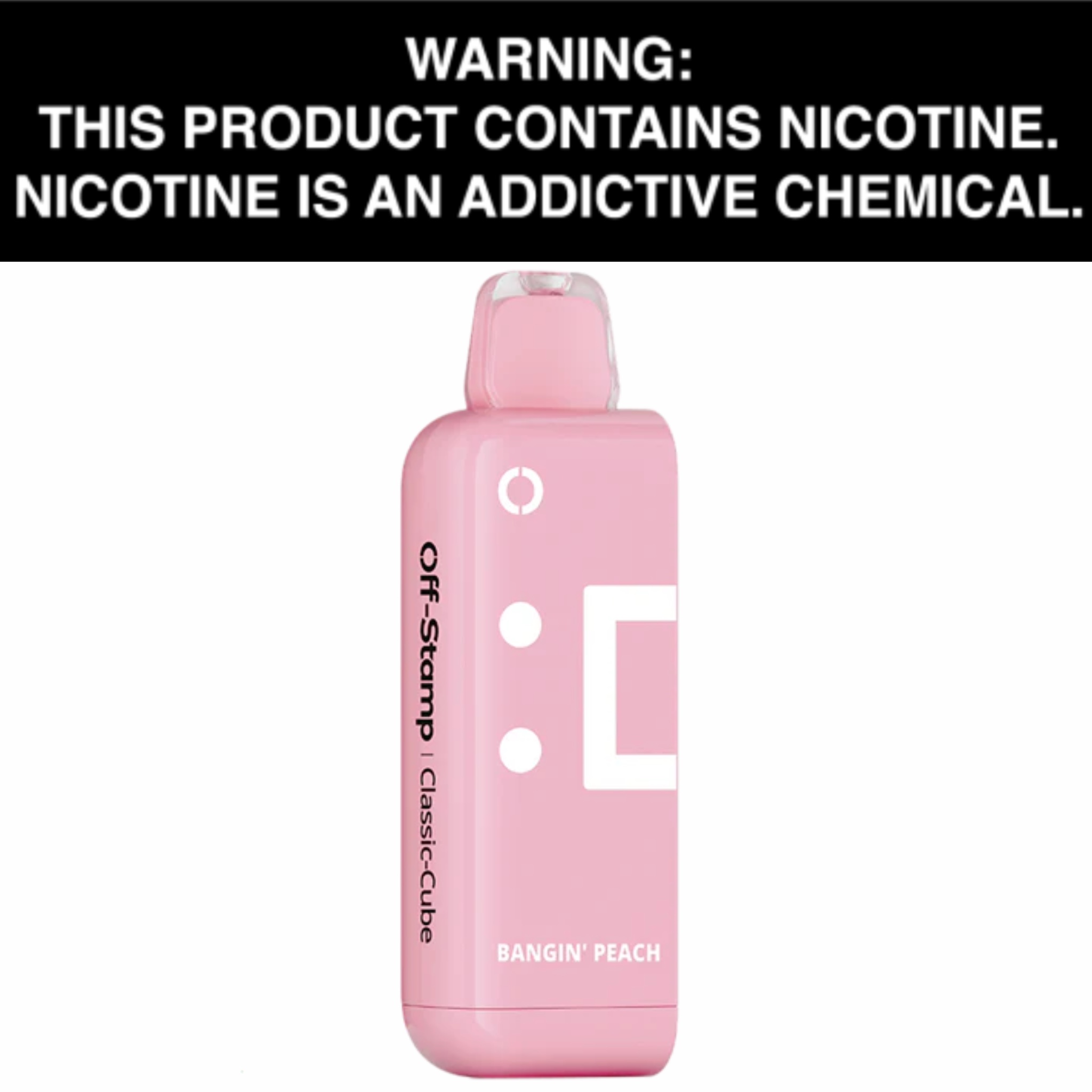 Off-Stamp X Classic Cube 25K Disposable Pod Bangin’ Peach