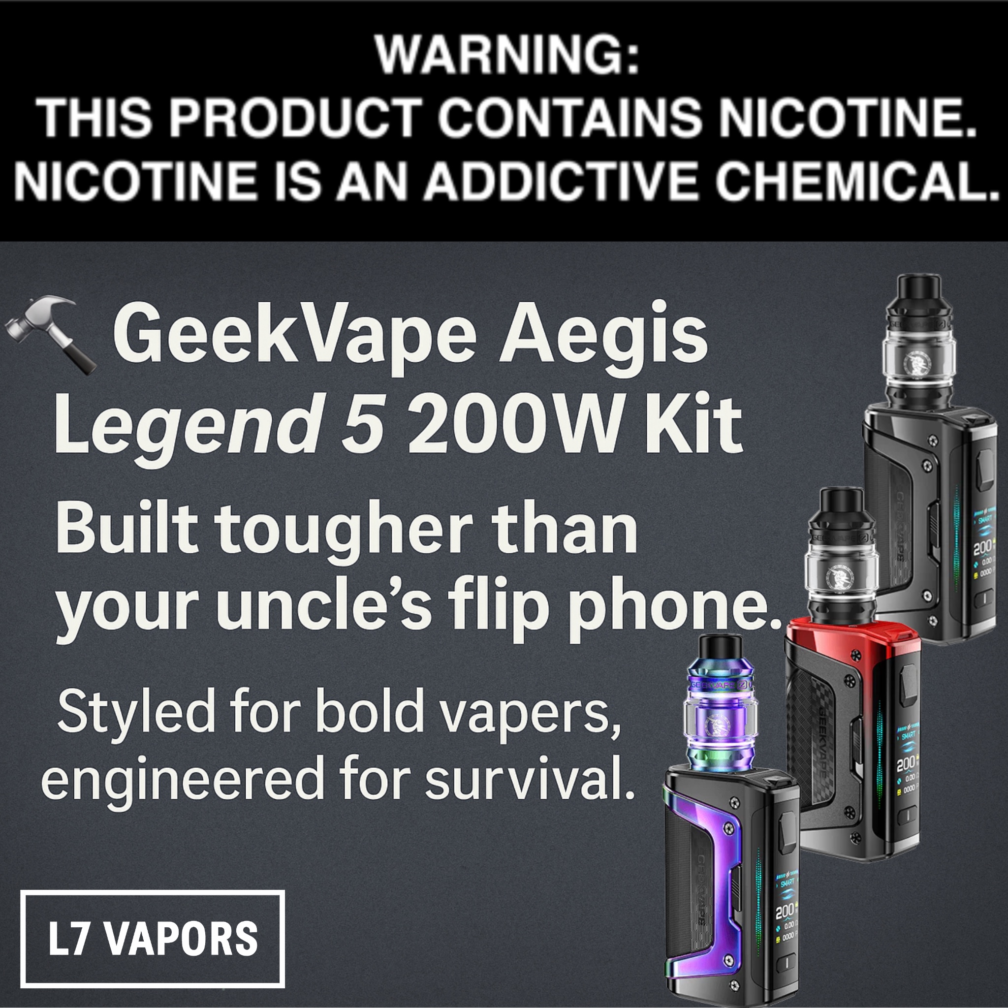 GeekVape Aegis Legend 5 200W Kit