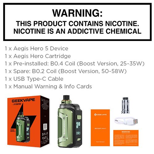 GeekVape Aegis Hero 5 Pod Kit - Image 4