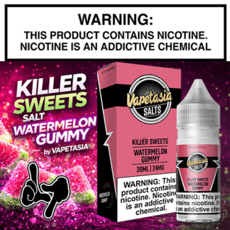 Killer Sweets Salt Watermelon Gummy 30mL Bottle By Vapetasia