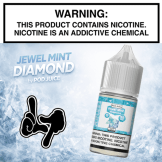 Jewel Mint Diamond Salt 30mL Bottle by Pod Juice